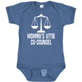 thumbnail image 3 of Inktastic Lawyer Mommy Little Co Counsel Boys or Girls Baby Bodysuit, 3 of 5