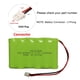 thumbnail image 3 of Batería GSUIVEER 300-03864-1 7,2 V 1100 mAh para alarma Honeywell, 3 of 7