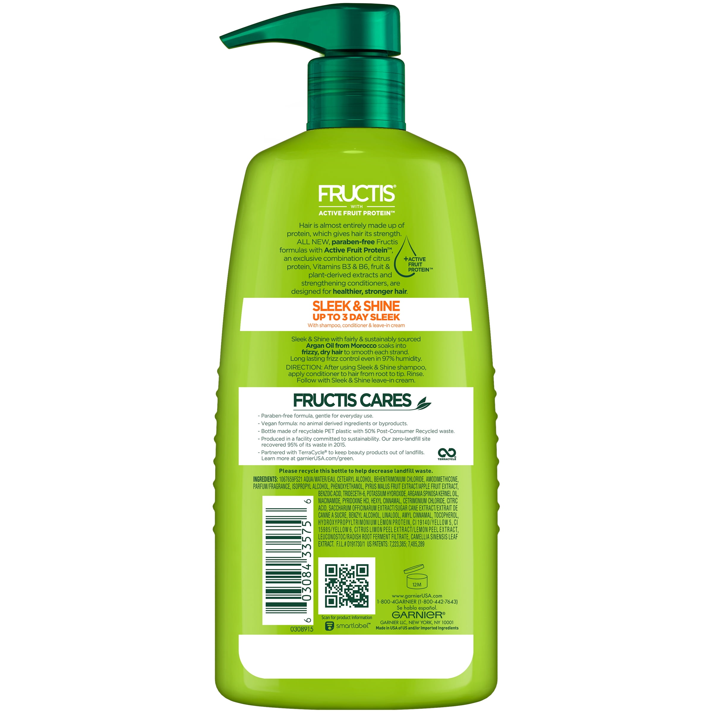 garnier fructis sleek and shine leave in conditioner curly hair