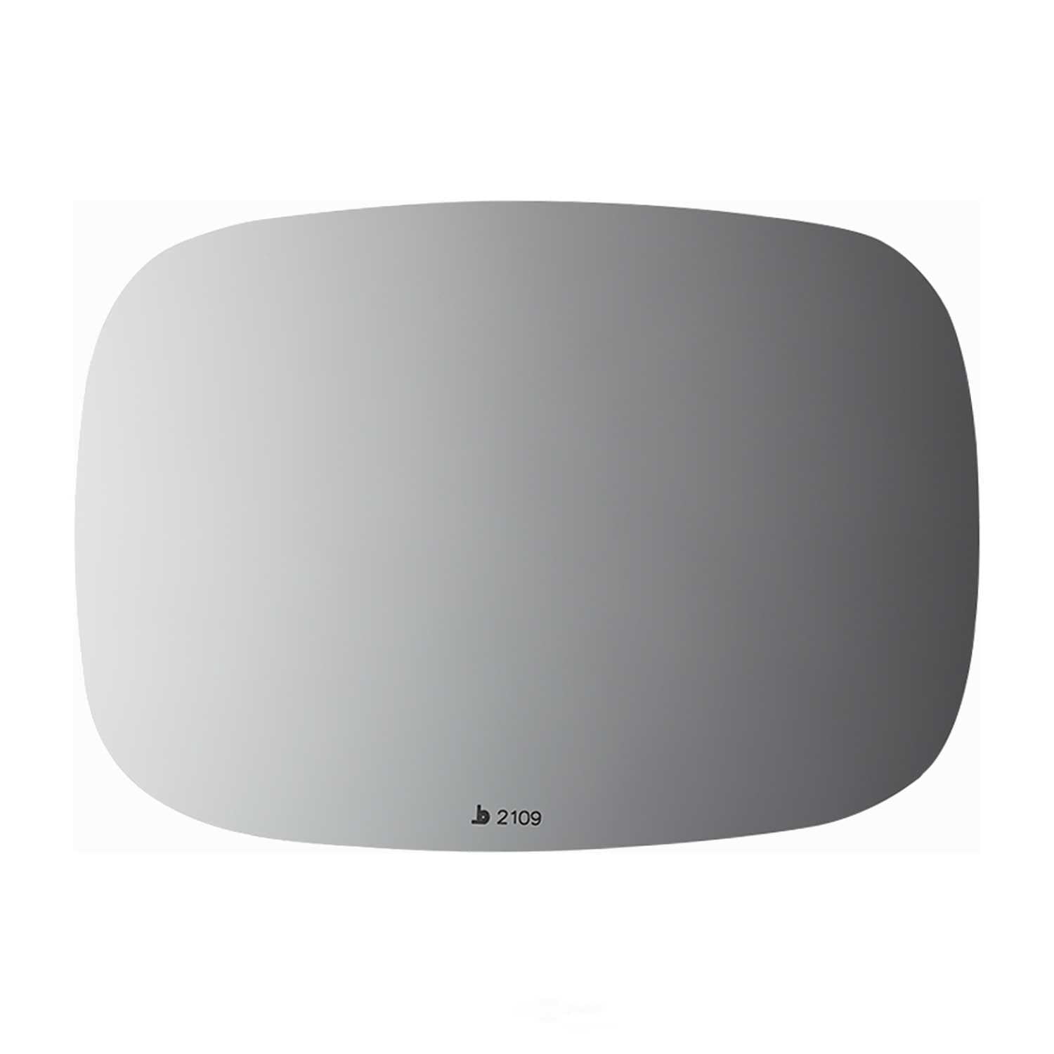 Burco Side View Mirror Replacement Glass - Clear Glass - 2109