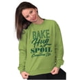 thumbnail image 2 of Cute Grandma Life Bake Hug Spoil Women Crewneck Sweatshirt Brisco Brands S, 2 of 5