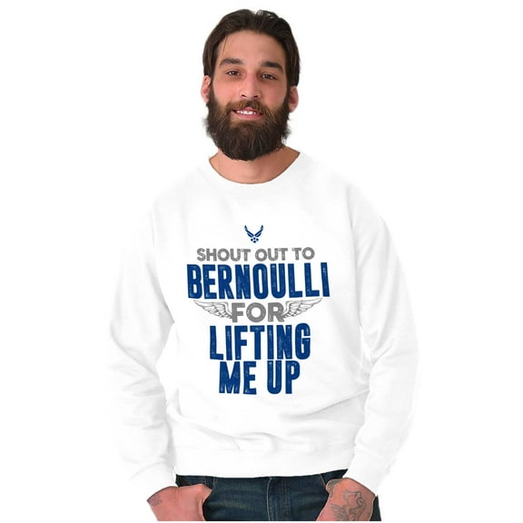 US Air Force Should Out Bernoulli Sweatshirt for Men or Women Brisco Brands S