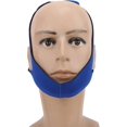 thumbnail image 4 of Cinturón antirronquidos, neopreno Buena elasticidad Cinturón para dejar de roncar Cómodo para dormir por la noche(blue), 4 of 5