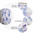thumbnail image 3 of Purple Blue Shower Curtain, 66" x 72", Pansy Flowers Abstract Watercolor Ombre Petals Waterproof Bathroom Curtain Washable Shower Curtain Set with 12 Hooks, 3 of 6