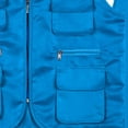 thumbnail image 4 of Loopsun Kids Cargo Vests, Kids Boys Girls Solid V Neck Vests Outerwear with Multiple Pockets Sky Blue, 9-10 Years, 4 of 4