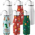 thumbnail image 5 of 6 Pack Kids Sublimation Water Bottles 17oz Stainless Steel Tumblers Portable Handle Blank for Vinyl Projects & Heat Transfer Ideal for School, Sports, Travel, Camping$$Sport & Recreation Other, 5 of 5