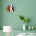 thumbnail image 4 of 12 Inch Wall Clock Battery Operated Silent Clock Decorative for Office, Kitchen, Outdoor, Living Room，Basset Hound Dog Art, 4 of 5