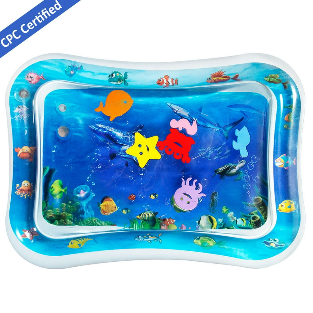 inflatable water tummy time mat