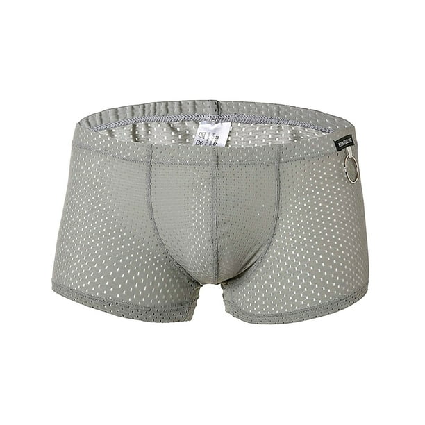 RPVATI Men Underwear Boxer Brief Bulge Pouch Brief Shorts Solid ...
