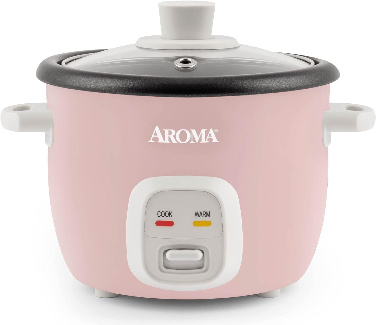 Restored Aroma Housewares 4-Cups (Cooked) 1Qt Rice & Grain Cooker ARC-302NGP (Refurbished)