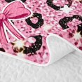 thumbnail image 5 of Erosebridal 8 Ball Twin Quilt Set Girly Twin Coverlet Set, Hot Pink 2-Piece 1 Bedspread and 1 Pillowcase, 5 of 7