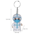 thumbnail image 3 of Glowing Ornament Doll Decorative Gift Cute Keychain Sounding  Mini Decoration & Hangs, 3 of 6