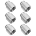 thumbnail image 4 of Miangastore Hexagonal Inside Stainless Steel Adapter Silver 6Pcs, 4 of 8