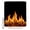 Orange, variant on Abstract Green Flame Bathroom Shower Curtains with 12 Hooks Polyester Waterproof Shower Curtain for Stalls and Bathtubs Flickering Fire Pattern Black Decorative Bathroom Privacy Curtain 36x72 Inches
