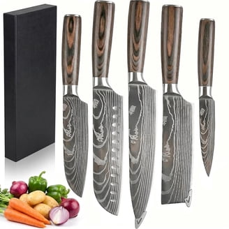 FULLHI Knife Set 12pcs Japanese Knife Set, Multiple Colour Premium