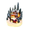 thumbnail image 5 of Christmas Village Figurines Decoration Lighted LED Christmas Village House Figurines for Christmas Desktop Ornaments, 5 of 11