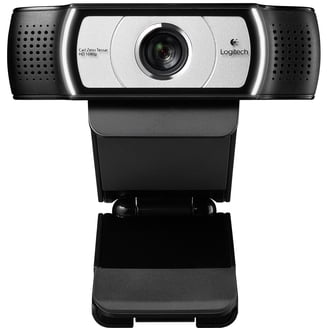 Logitech C920 HD Pro Webcam, 1080p, Black - USB PC Streaming