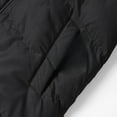 thumbnail image 5 of Breezora Oversized Hooded Patchwork Puffer Coat Women Quilted Zip Up Jacket Packable Warm Winter Outdoor Fashion L Size Black, 5 of 5