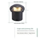thumbnail image 2 of Outdoor Recessed Underground Lamp Floor Landscape Lighting DC 24V, 2 of 4
