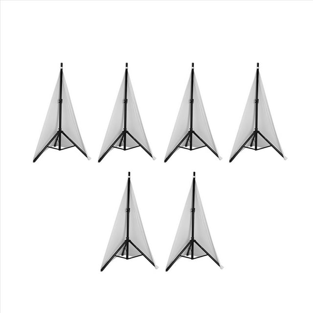 Cubierta Universal para Soporte de Altavoz con Luz para DJ, Soporte de Trípode de Doble Cara, Cubierta de , Material Estirable, 6 Piezas
