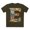 Army, variant on Letter E Graphic Design Tee Unisex 100 Cotton With Antique Gold Letters Artwork T-Shirt