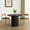 Black-41.7 inch, variant on WIILAYOK 35.4" Modern Round Dining Table, Wood Kitchen Table for 2 to 3, Pedestal Circle Dining Table for Cafe, Kitchen, Dining Room