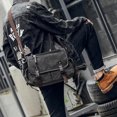 thumbnail image 4 of Maletines vintage para hombre, bolso de hombro, bolso cruzado de viaje, bolso de mensajero de lona informal, con retazos, multifunción, para portátil XA237ZC, 4 of 5