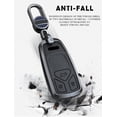 thumbnail image 3 of Key Fob Cover Compatible with Fit for Audi A4 A3 Q3 Q5 Q7 TT TTS RS3 S4 S3 A1 S6 RS4 RS6 Q2L ABS Smart Remote Key Case Keychain Case Holder Protector,Short-keychain-brown, 3 of 6