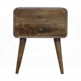thumbnail image 6 of Classic Grey Washed 2-Drawer Nightstand with Nordic Legs, 6 of 12