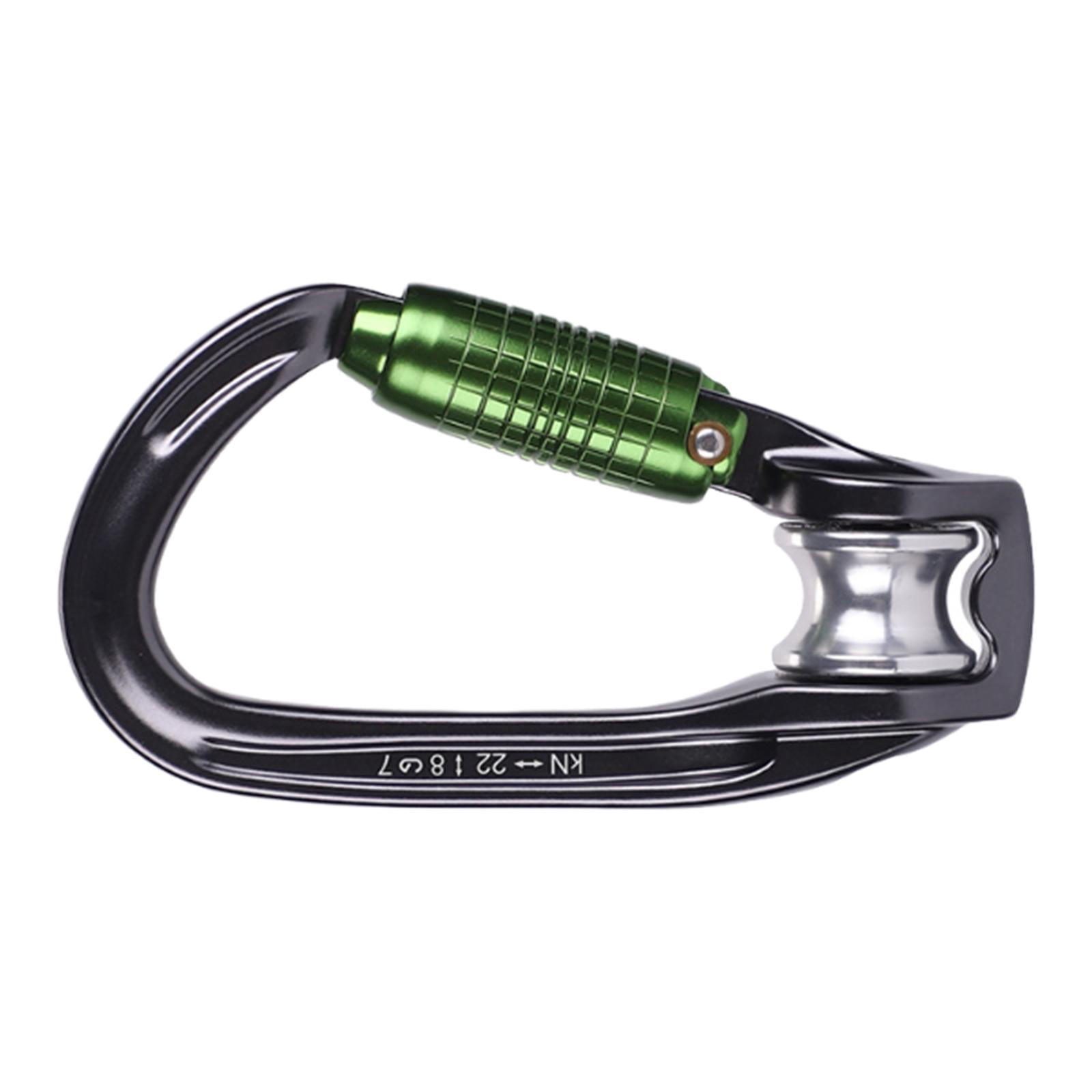 Dualoai Climbing Pulley Carabiner Clip for Outdoor Sports Mountaineering