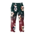 thumbnail image 6 of Hearthz Men's Flannel Pajama Pants Christmas Pajama Pants Men Winter Warm Plush Fluffy Sleep Pants for Men with Pockets, 6 of 6