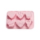 thumbnail image 2 of Molde de silicona para tarta en forma de corazón | Moldes para repostería de San Valentín | Silicona de grado alimentario, diseño flexible antiadherente, horno resistente al calor | 17x15cm Rojo rosa, 2 of 6