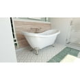 thumbnail image 2 of Dreamline BTCP6928HFXXC04 Chesapeake 69" Free Standing Acrylic Soaking Tub - White, 2 of 10