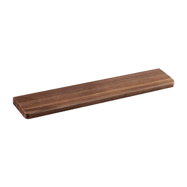 Repose-poignet de clavier en bois de noyer Largeur 8 cm pour