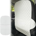 thumbnail image 1 of Protector de asiento trasero de coche | Protector de cuero blanco con bolsillos | Fácil instalación a presión y resistente a las manchas | Almohadilla protectora infantil para coches y SUV, 1 of 6