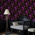 thumbnail image 4 of Magic Peel and Stick Wallpaper Mystical Forest Design Crescent Moons Glowing Wall Mural 23.6in x 9.8ft Self Adhesive Removable Wall Paper Renter Friendly Wallpaper for Kids Bedroom Living Room, 4 of 8