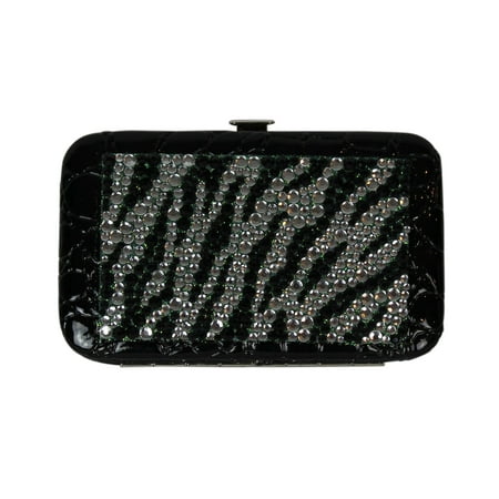 - Womens Vegan Leather Snap Closure Wallet Clutch Purse Card Holder