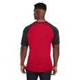 thumbnail image 2 of Team 365 TT62 T-Shirt Raglan Colorblock Unisexe, 2 of 3