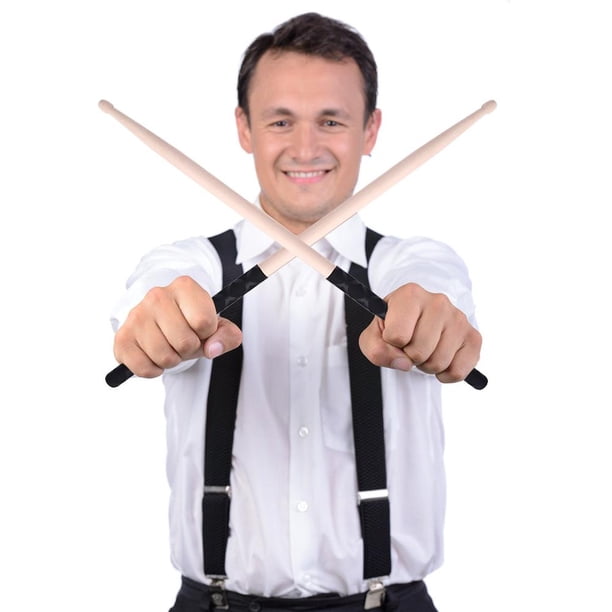 2 unids/set de baquetas de madera de arce de tamaño 5A para accesorios de instrumentos musicales Likrtyny Para estrenar