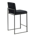 thumbnail image 6 of Fuji High Back Counter Stools for Kitchen Counter, Counter Height Chairs, Bar Stools Set of 3 with Backs, Counter Stools Set of 3 Black, Bar Stools Set of 3 Counter Height (Black Velvet), 6 of 6