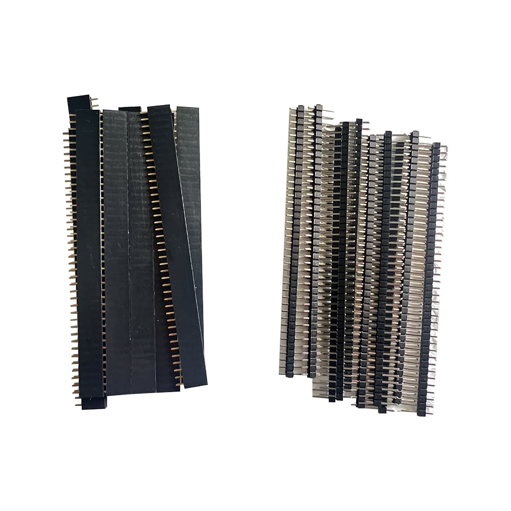 Kit De Conectores PCB – 30 Piezas Macho Y 30 Hembra De 40 Pines, Paso 2.54 Mm, Para Proyectos DIY