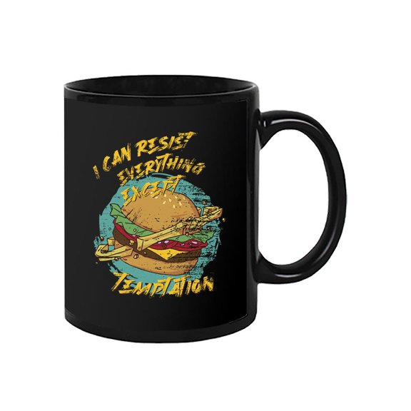 Resist Everything Except Burgers Mug - Smartprints Designs,