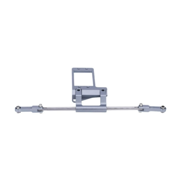 Kit de enlace de dirección hidráulica a escala de montaje servo Bta de aleación de aluminio para RC Crawler DIY Titanio