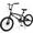 Black, variant on POVANLI 20 Inch BMX Bike for Men and Women, Steel Frame, Aluminum Alloy Rim, 40T Chainring, Anti-Skid Pedals, Rear Caliper Brakes, Disc Brake, Gift (6-8 Yr) (White)