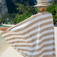 thumbnail image 2 of Arkwright Oversized California Beach Towels - Ringspun Cotton Pool Towel - 30 x 70 in. - (4 Pack) Beige, 2 of 10