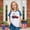 Blue 6, variant on Toddler 4Th Of July Outfit Kids Fashion American Flag Printed Tees Boys Girls Cute Round Neck Short Sleeve Top Blue 4-5 Years