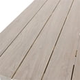 thumbnail image 3 of Pemberly Row Table de Comptoir d'Extérieur Transitionnel en Bois de Teck, Gris Mat, 3 of 8