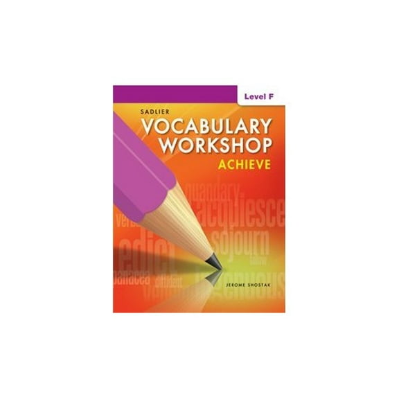 Pre-Owned Vocabulary Workshop Achieve Level F Grade 11 Paperback