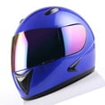 thumbnail image 2 of Motorcycle Motocross MX ATV Dirt Bike Youth Full Face Helmet HG316 Glossy Blue, 2 of 6