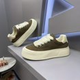 thumbnail image 3 of Men'S Breathable Casual Skate Shoes - Slip-Resistant, Comfortable Lace-Up Sneakers  Suitable for Outdoor Activities, Jogging, Walking Made with Durable Materials And Stylish Contrasting Design,, 3 of 9